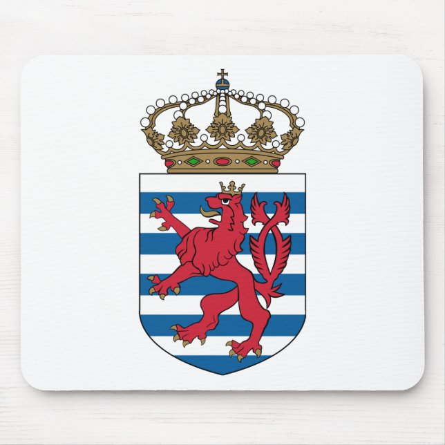 luxembourg emblem mouse mat (Front)