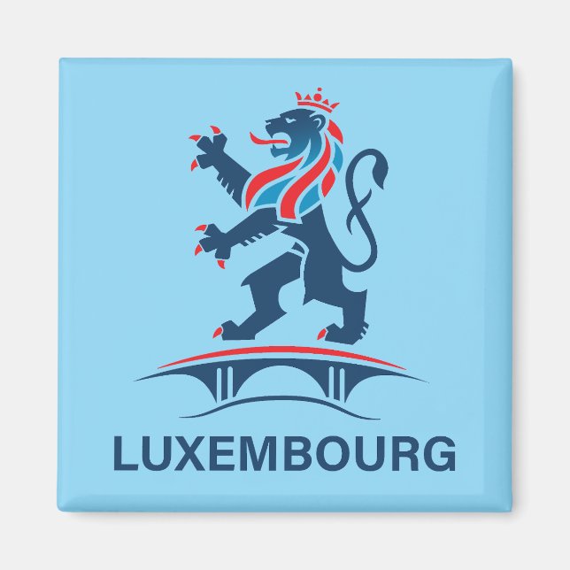 Luxembourg Europe Magnet (Front)