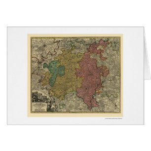 Luxembourg Europe Map 1712