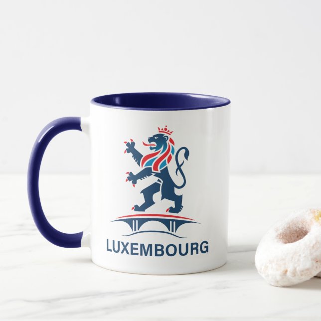 Luxembourg Europe Mug (With Donut)