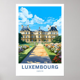 Luxembourg Europe Travel Print