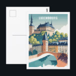 Luxembourg Famous Travel Place Postcard<br><div class="desc">Luxembourg Famous Travel Place</div>