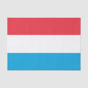 Luxembourg fashion, Luxembourg Flag tissue paper