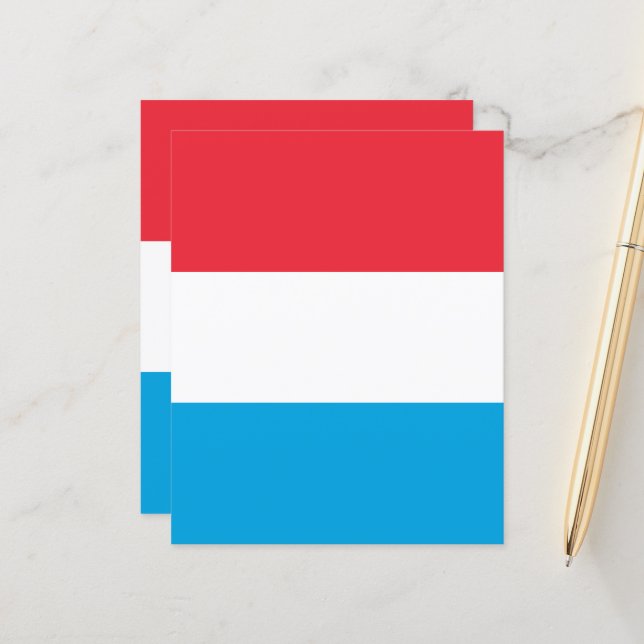 Luxembourg flag (Front/Back In Situ)