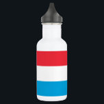 Luxembourg Flag 532 Ml Water Bottle<br><div class="desc">Patriotic flag of Luxembourg.</div>