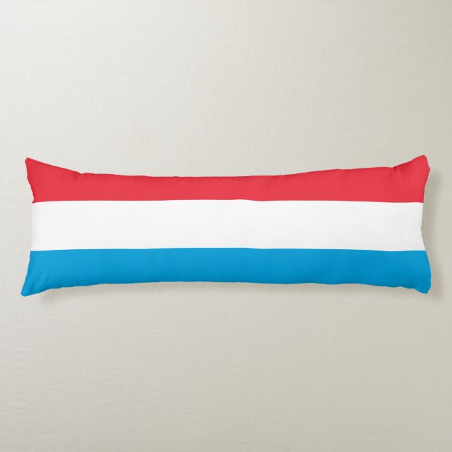 Luxembourg Flag Body Cushion (Front)