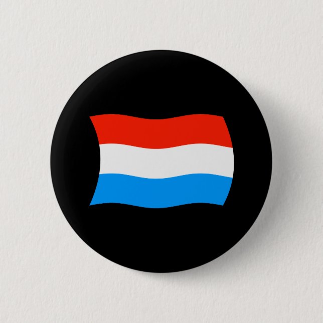Luxembourg Flag Button (Front)