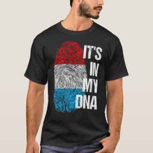 Luxembourg Flag Country Dna Roots Heritage Pride C T-Shirt