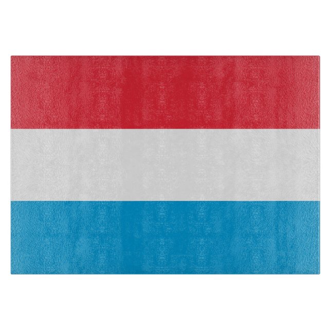 Luxembourg flag cutting board (Front)