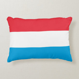 Luxembourg flag decorative cushion