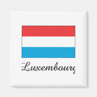 Luxembourg Flag Design Magnet