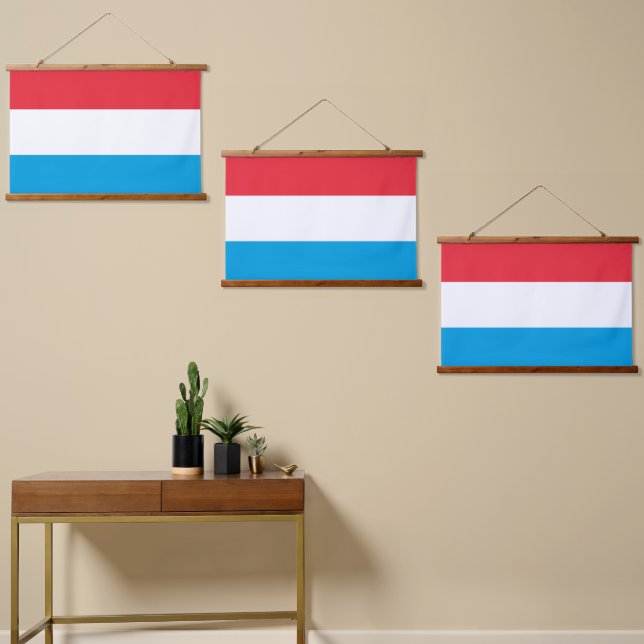 Luxembourg flag hanging tapestry (Asymmetrical)