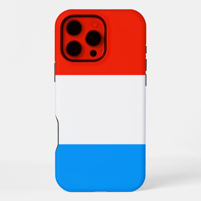Luxembourg Flag iPhone Case (Back)