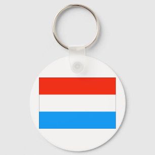 Luxembourg Flag Key Ring