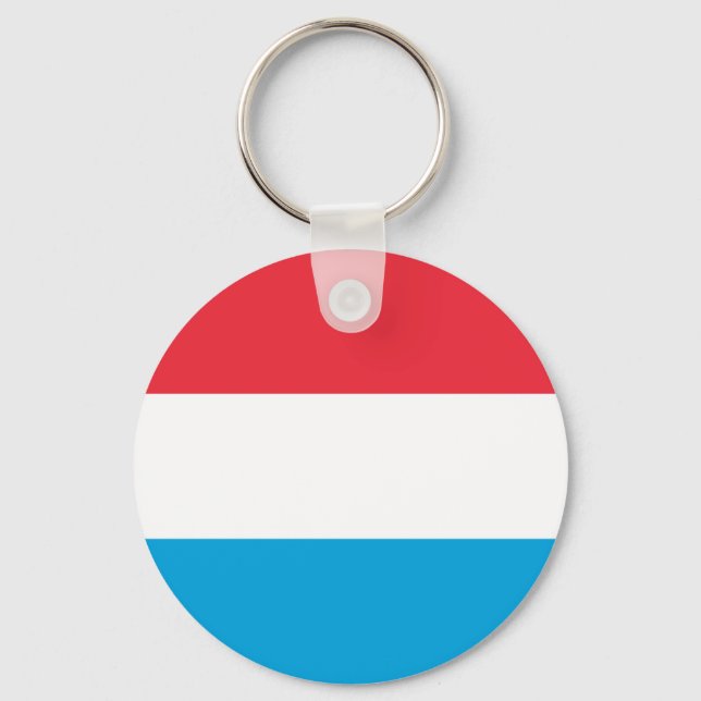 Luxembourg Flag Key Ring (Front)