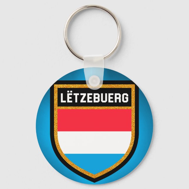 Luxembourg Flag Key Ring (Front)