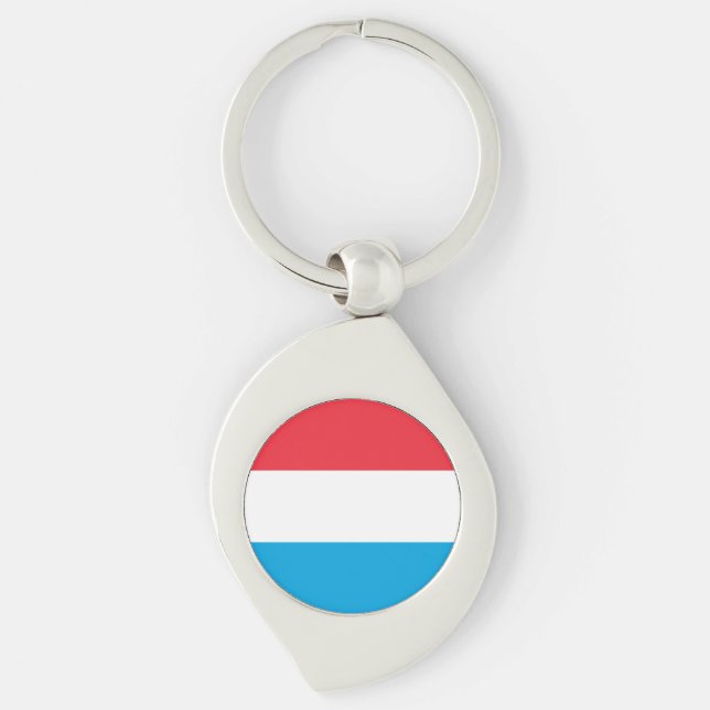 Luxembourg Flag Key Ring (Front)