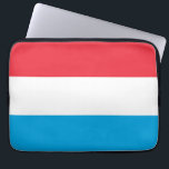 Luxembourg flag laptop sleeve<br><div class="desc">An ideal gift for all those who are patriotic of their country!</div>