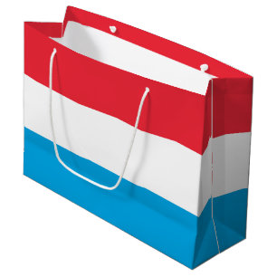 Luxembourg flag large gift bag