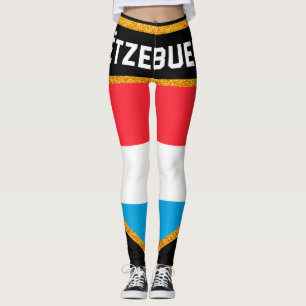 Luxembourg Flag Leggings