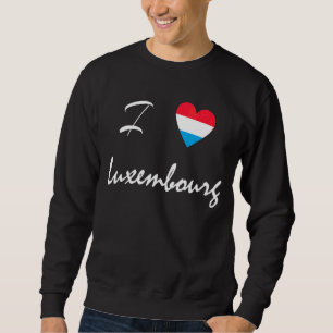 Luxembourg Flag Luxembourg Travel Luxembourger Lux Sweatshirt