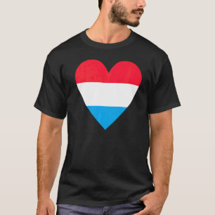 Luxembourg Flag Luxembourg Travel Luxembourger Lux T-Shirt