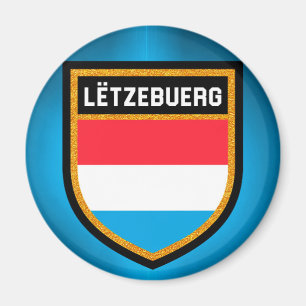 Luxembourg Flag Magnet