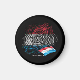 Luxembourg flag magnet
