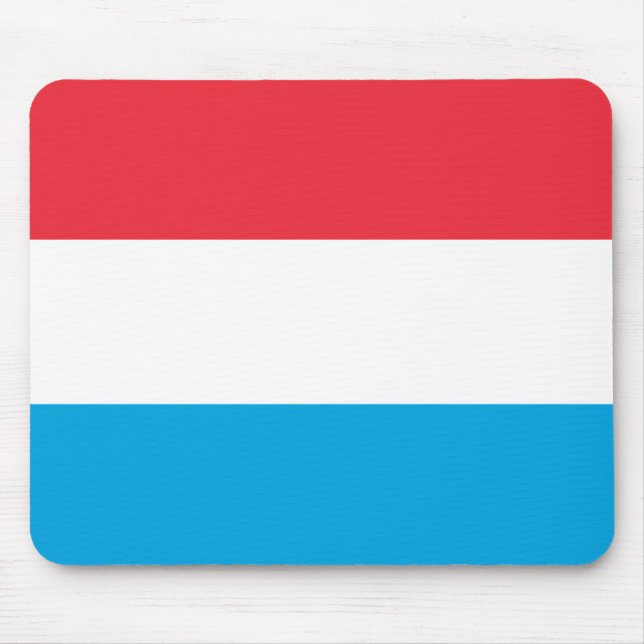 Luxembourg Flag Mouse Mat (Front)