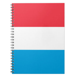 Luxembourg flag notebook