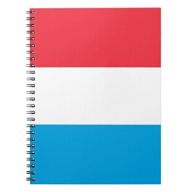 Luxembourg flag notebook (Front)