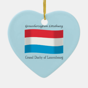 Luxembourg Flag Ornament