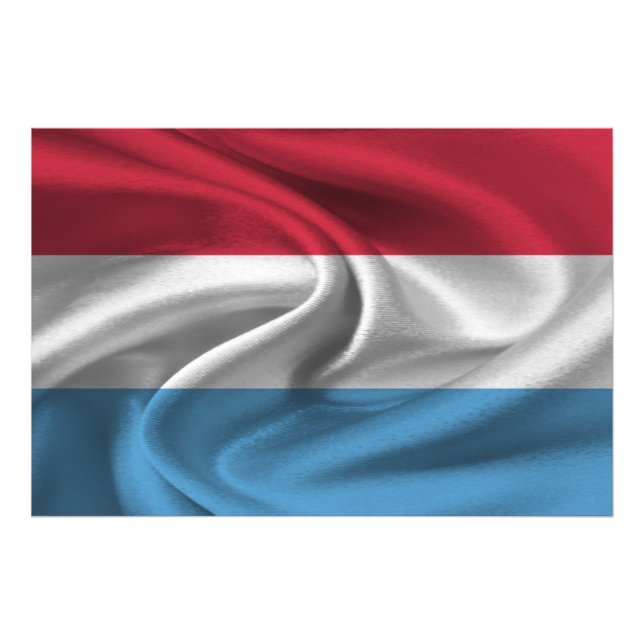 Luxembourg Flag Photo Print (Front)