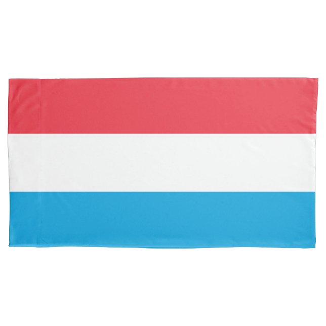 Luxembourg flag pillowcase (Front)