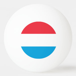Luxembourg flag ping pong ball