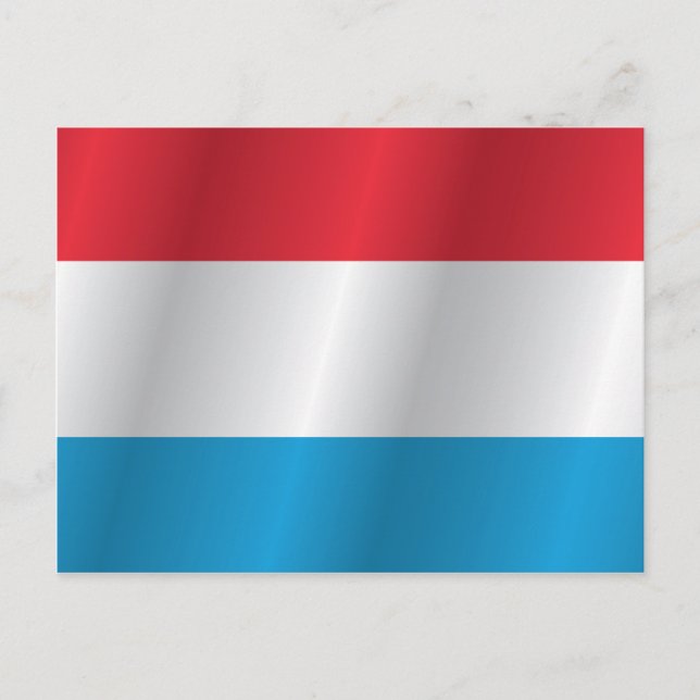 Luxembourg flag postcard (Front)
