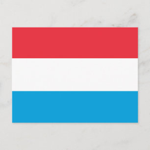 Luxembourg Flag Postcard