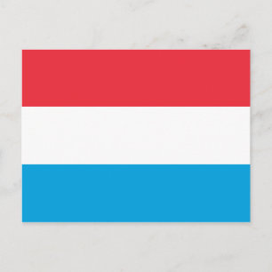 Luxembourg Flag Postcard