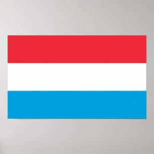 Luxembourg Flag Poster