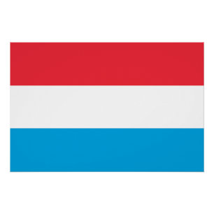 Luxembourg Flag Poster