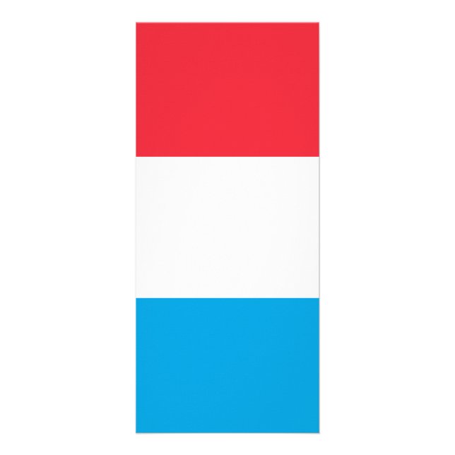 Luxembourg flag rack card (Front)