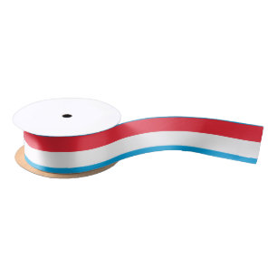 Luxembourg Flag Satin Ribbon