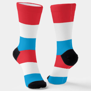 Luxembourg Flag Socks