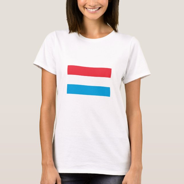 Luxembourg Flag T-Shirt (Front)