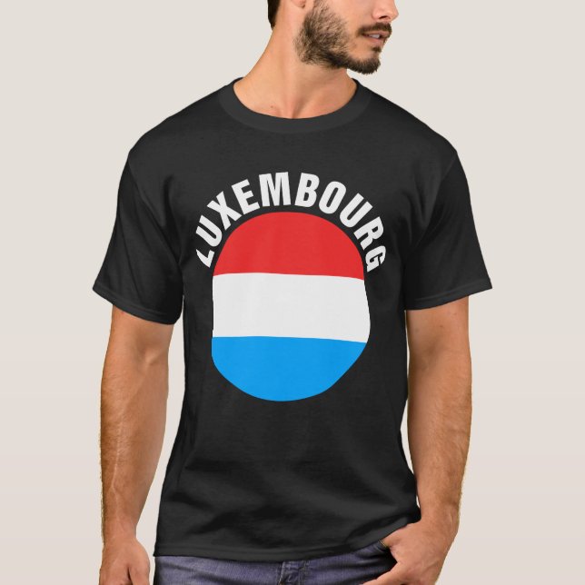 Luxembourg Flag T-Shirt (Front)
