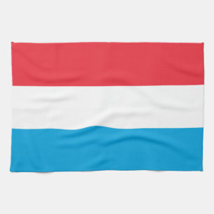 Luxembourg Flag Tea Towel