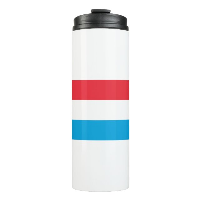 Luxembourg Flag Thermal Tumbler (Front)