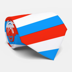 Luxembourg flag tie