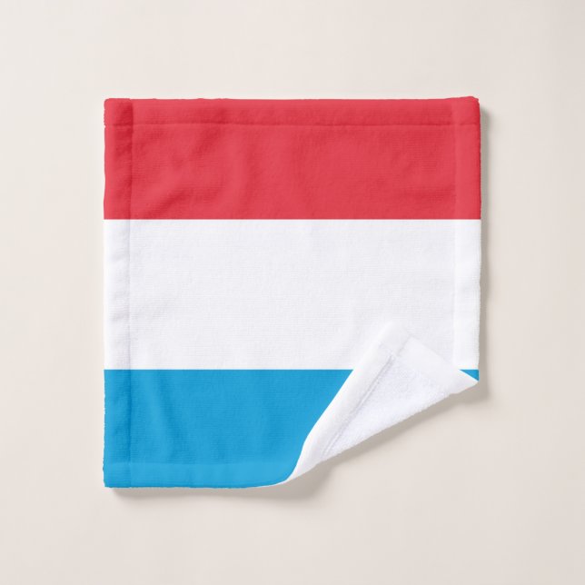 Luxembourg flag wash cloth (Wash Cloth)