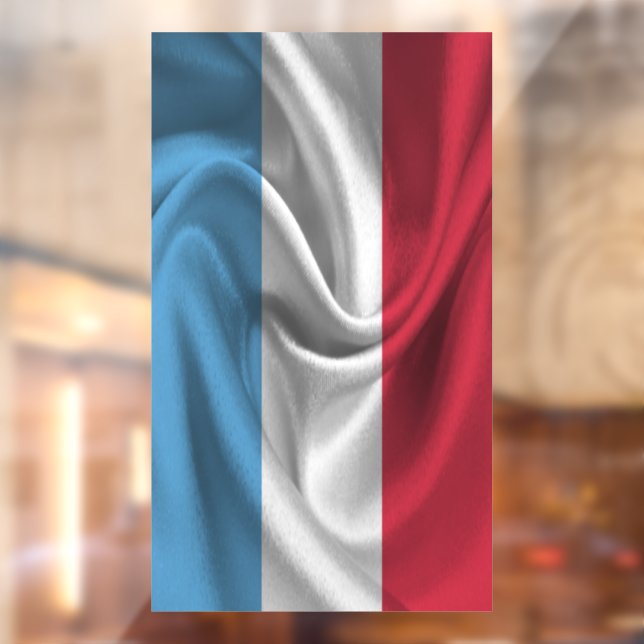 Luxembourg Flag Window Cling (Sheet 2)